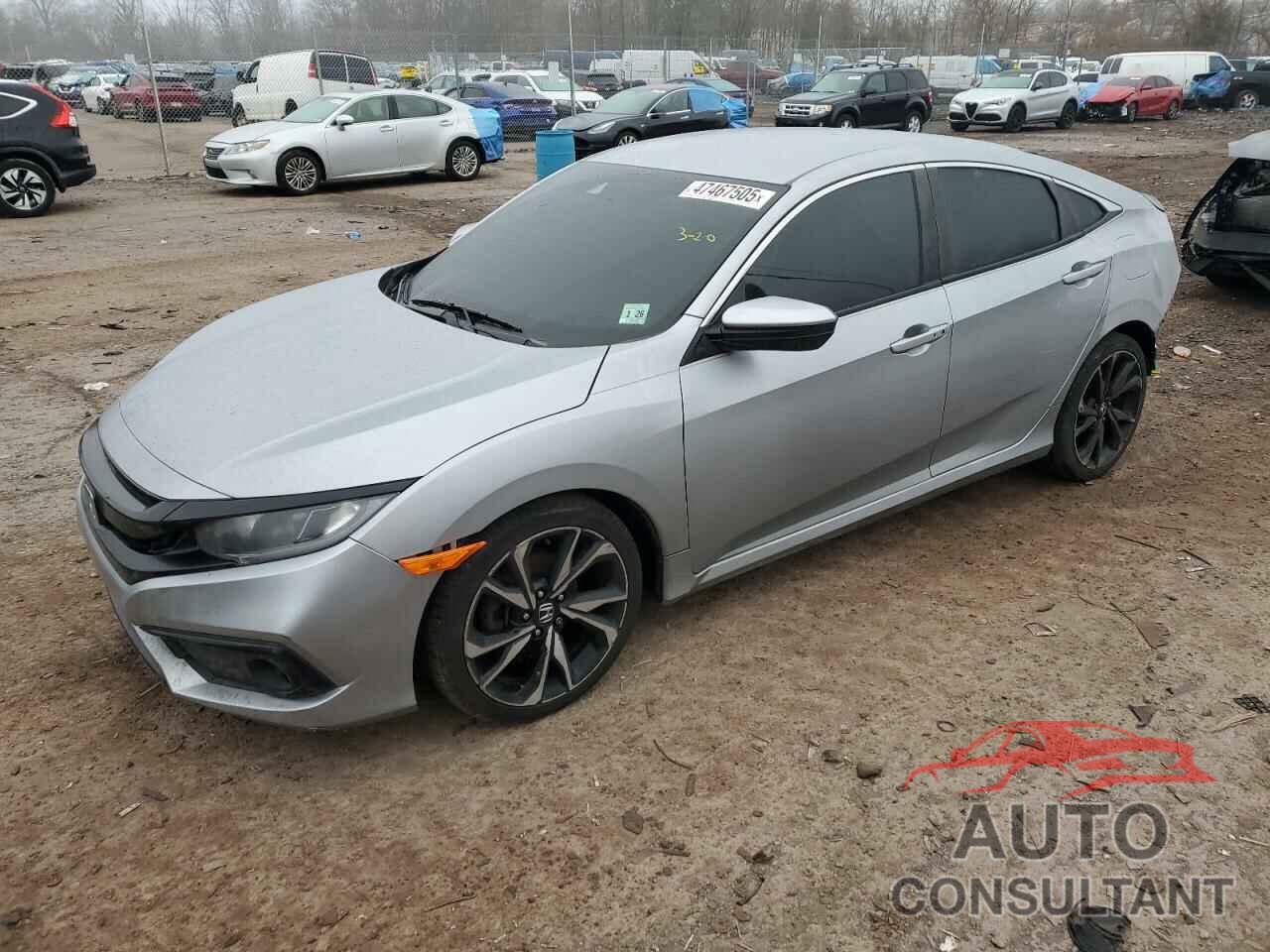 HONDA CIVIC 2020 - 19XFC2F83LE213756