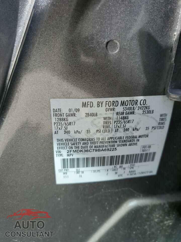 FORD EDGE 2009 - 2FMDK36C79BA69225