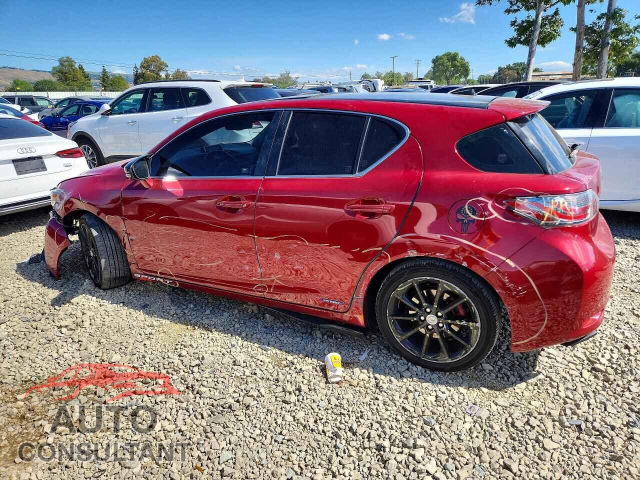 LEXUS CT 200 2011 - JTHKD5BHXB2032229