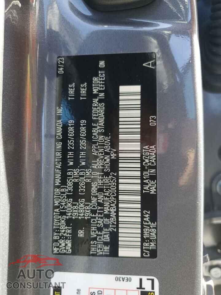 LEXUS RX350 2023 - 2T2BAMBA2PC009572
