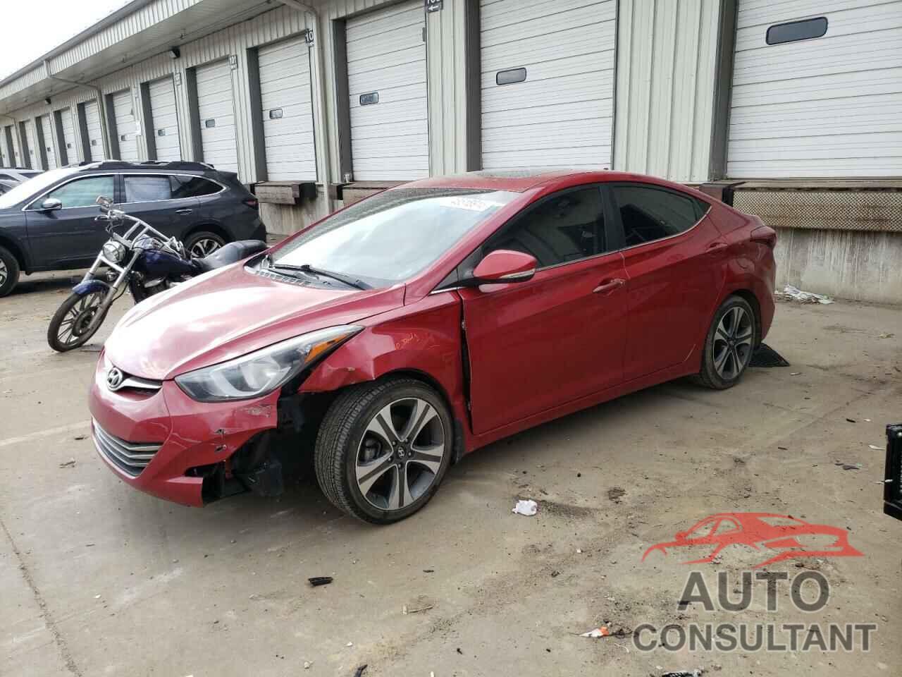 HYUNDAI ELANTRA 2014 - KMHDH4AH8EU175310