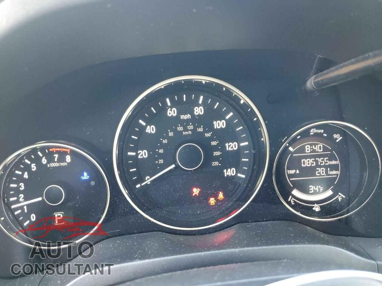 HONDA HR-V 2017 - 3CZRU6H54HM725375