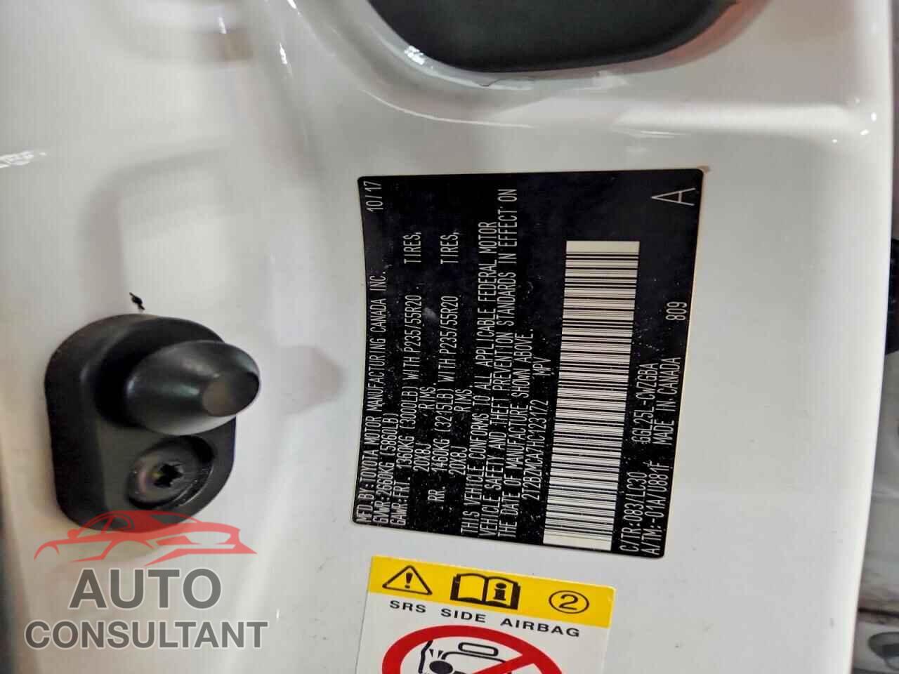 LEXUS RX350 2017 - 2T2BZMCA7HC123172