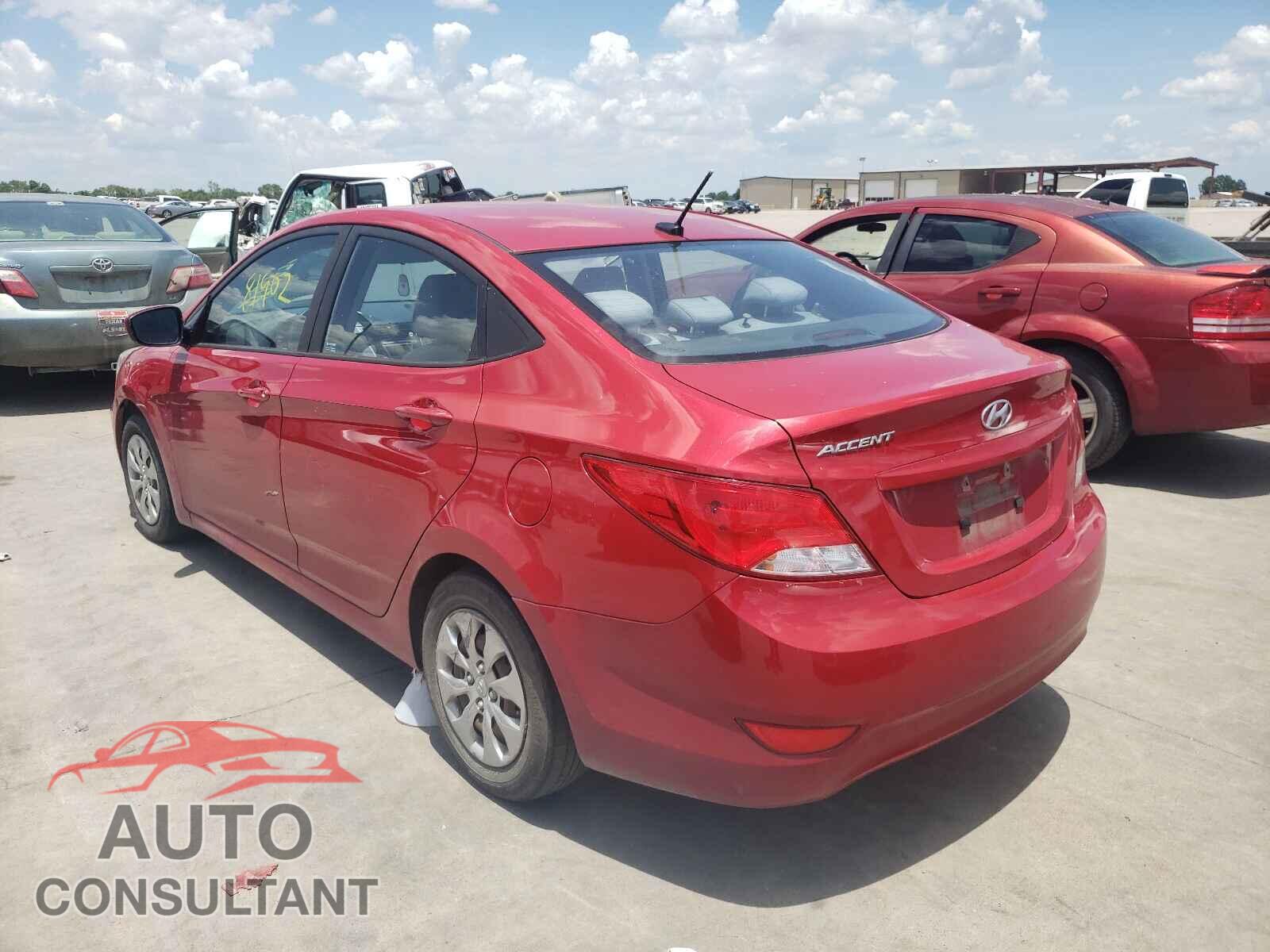 HYUNDAI ACCENT 2016 - KMHCT4AEXGU014878