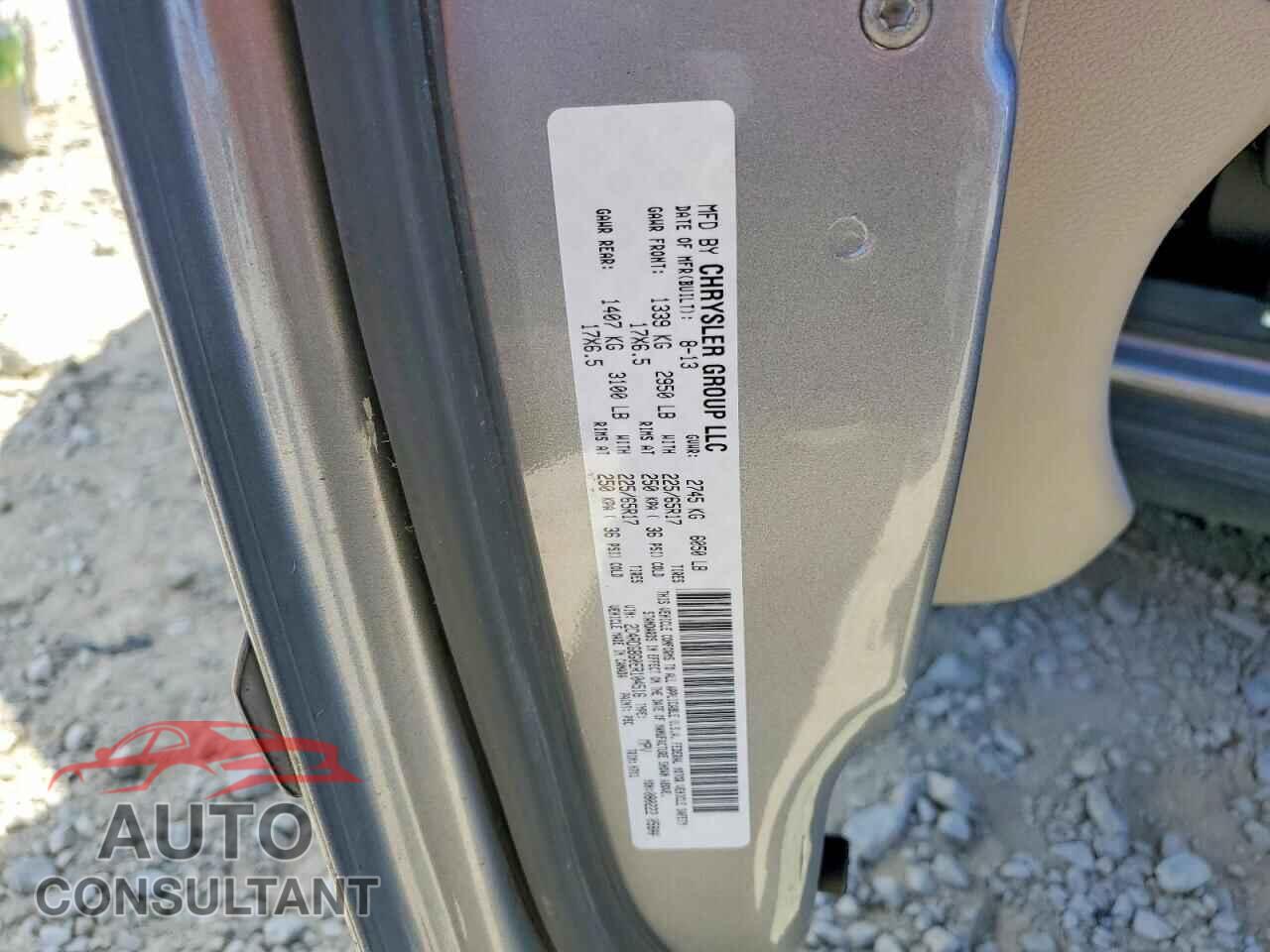 DODGE CARAVAN 2014 - 2C4RDGBG0ER104516