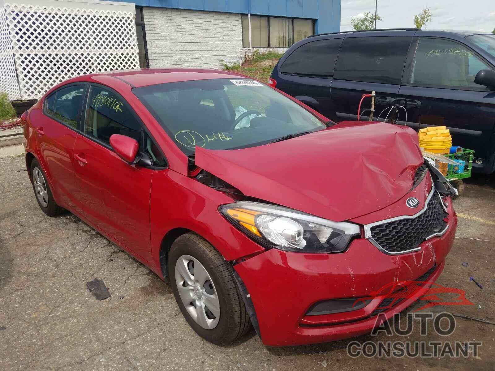KIA FORTE 2016 - KNAFK4A60G5476497