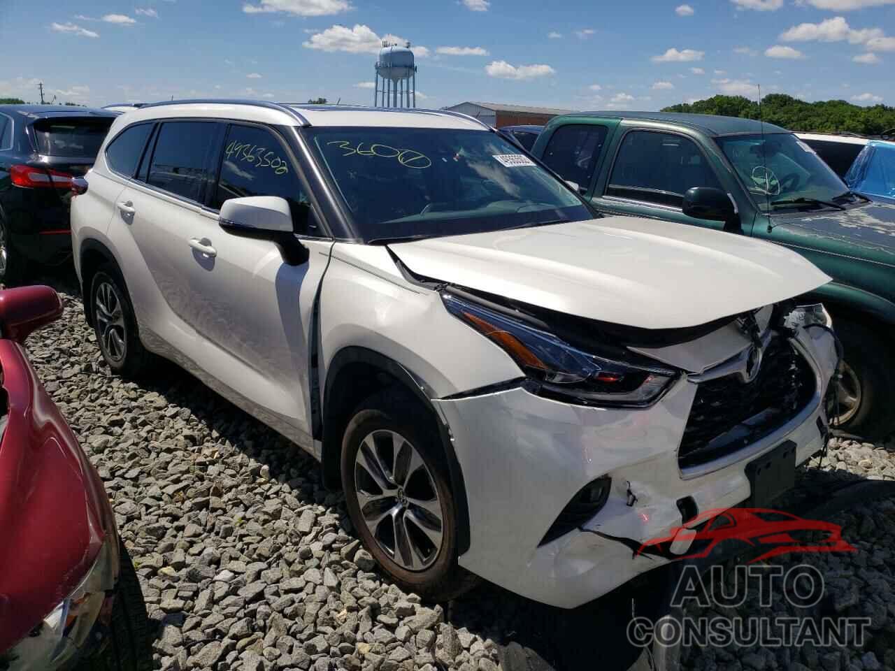 TOYOTA HIGHLANDER 2021 - 5TDGZRBH5MS536229