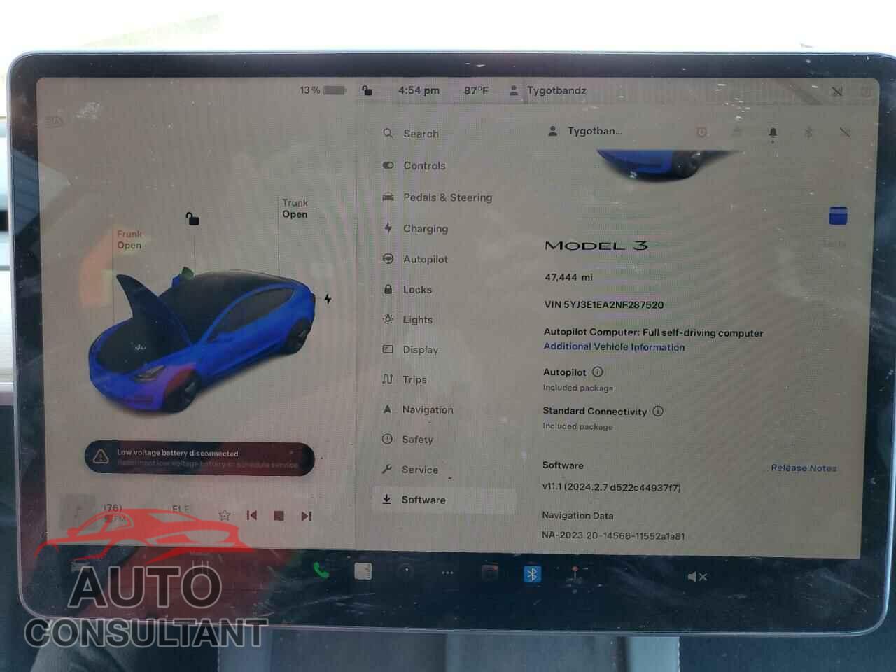 TESLA MODEL 3 2022 - 5YJ3E1EA2NF287520
