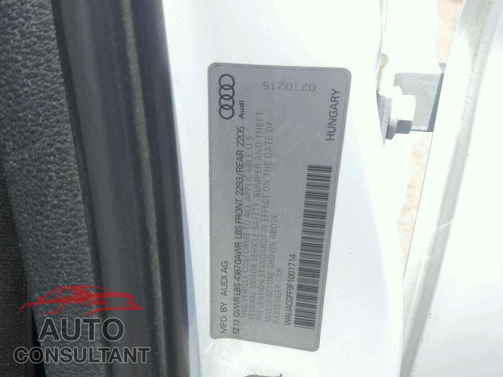 AUDI A3 2015 - WAUACGFF9F1001714