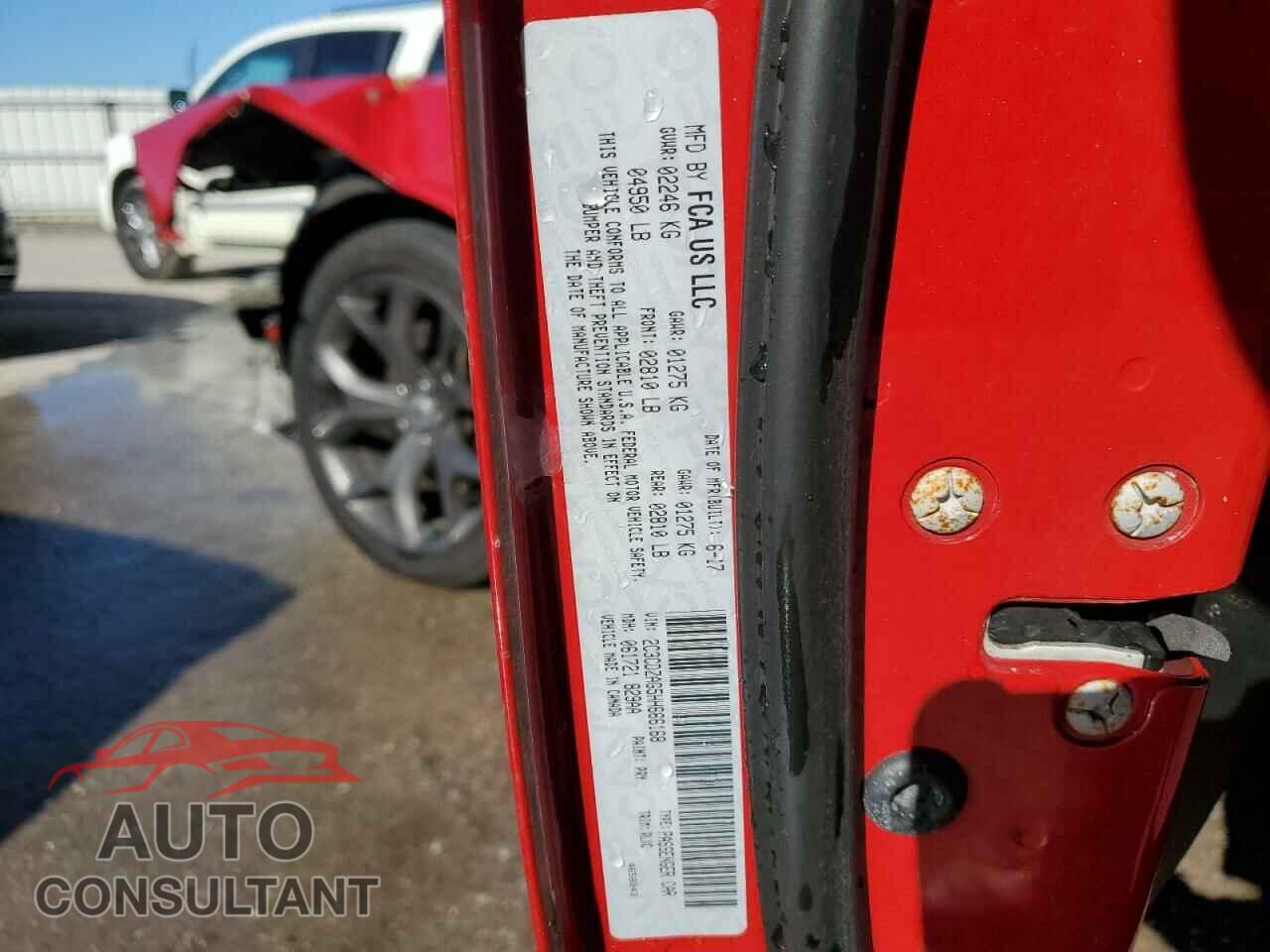 DODGE CHALLENGER 2017 - 2C3CDZAG5HH666168