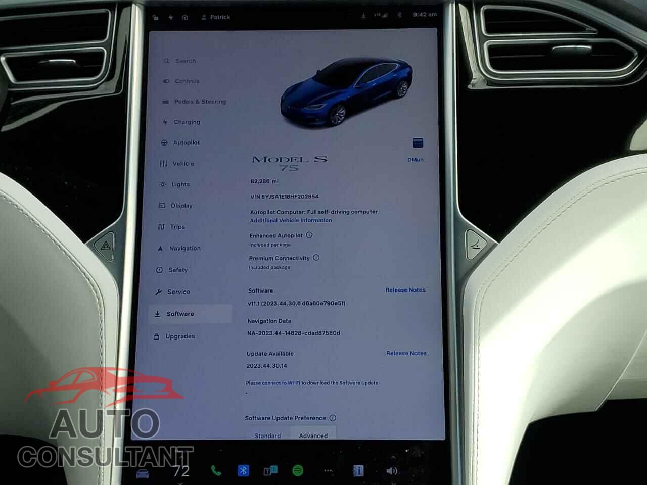 TESLA MODEL S 2017 - 5YJSA1E18HF202854