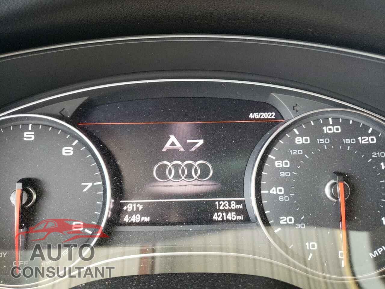 AUDI A7 2016 - WAU2GAFC6GN001725
