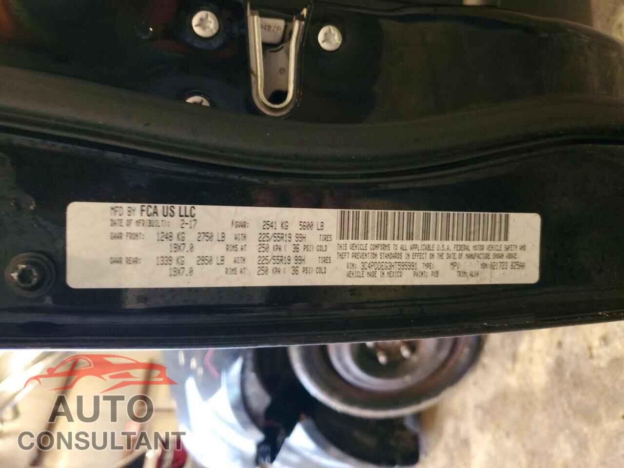 DODGE JOURNEY 2017 - 3C4PDDEG3HT595991