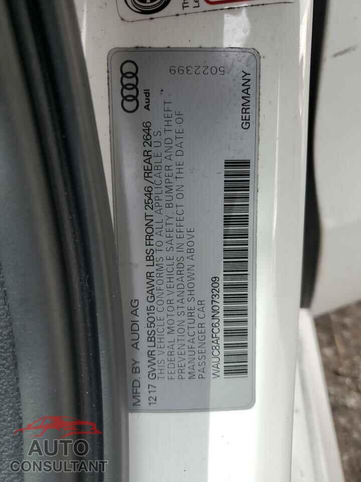 AUDI A6 2018 - WAUC8AFC6JN073209