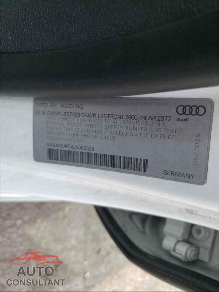 AUDI A7 2018 - WAUW3AFC4JN083328