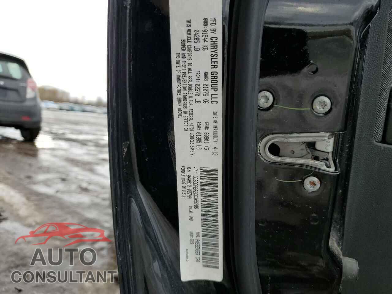 DODGE DART 2013 - 1C3CDFBA2DD305786