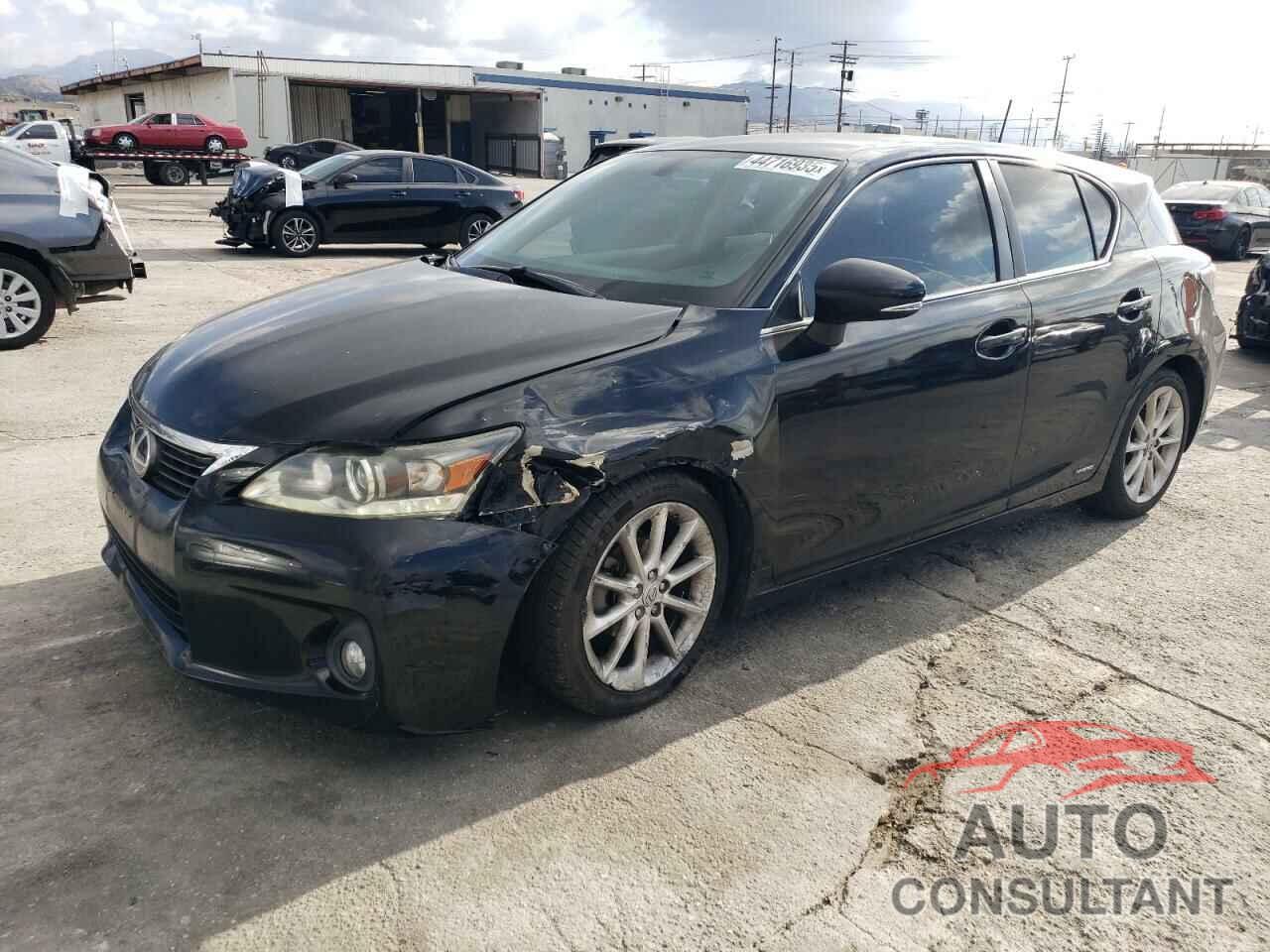 LEXUS CT 200 2012 - JTHKD5BH7C2089828