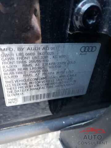 AUDI Q7 2018 - WA1LAAF75JD001525