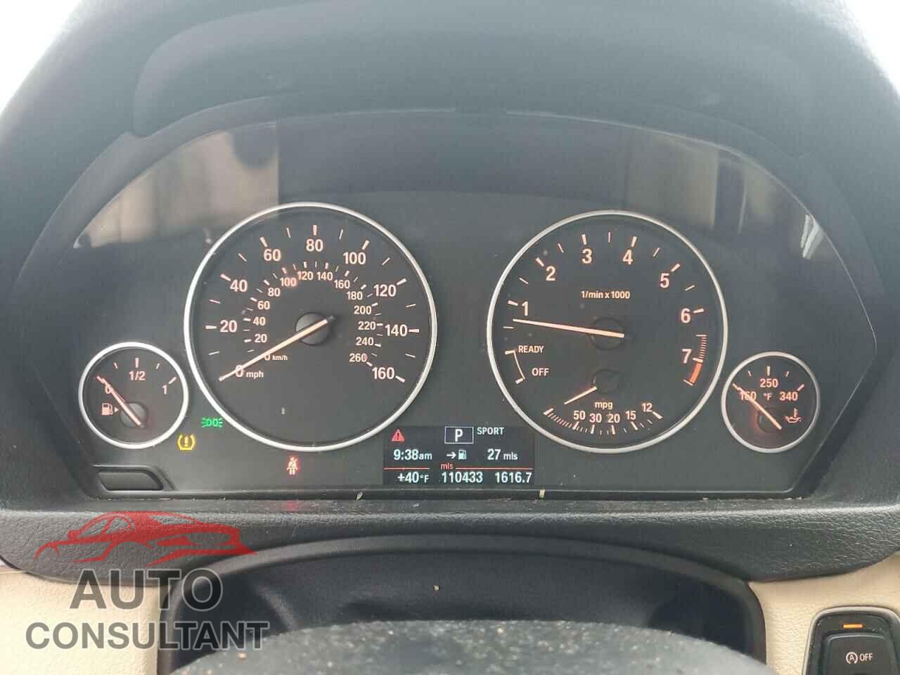 BMW 3 SERIES 2013 - WBA3B1C56DF462356