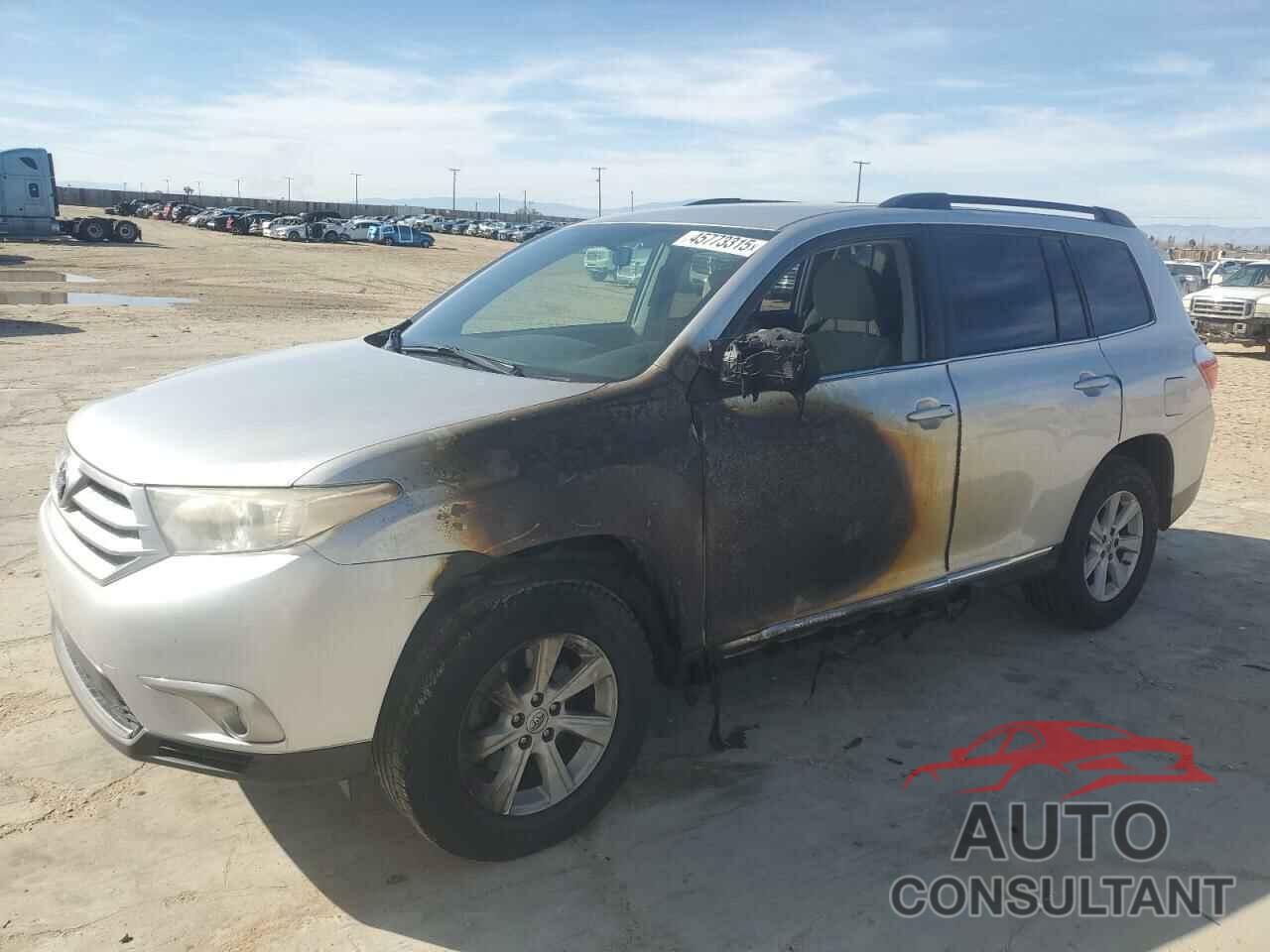 TOYOTA HIGHLANDER 2013 - 5TDZK3EH8DS126076