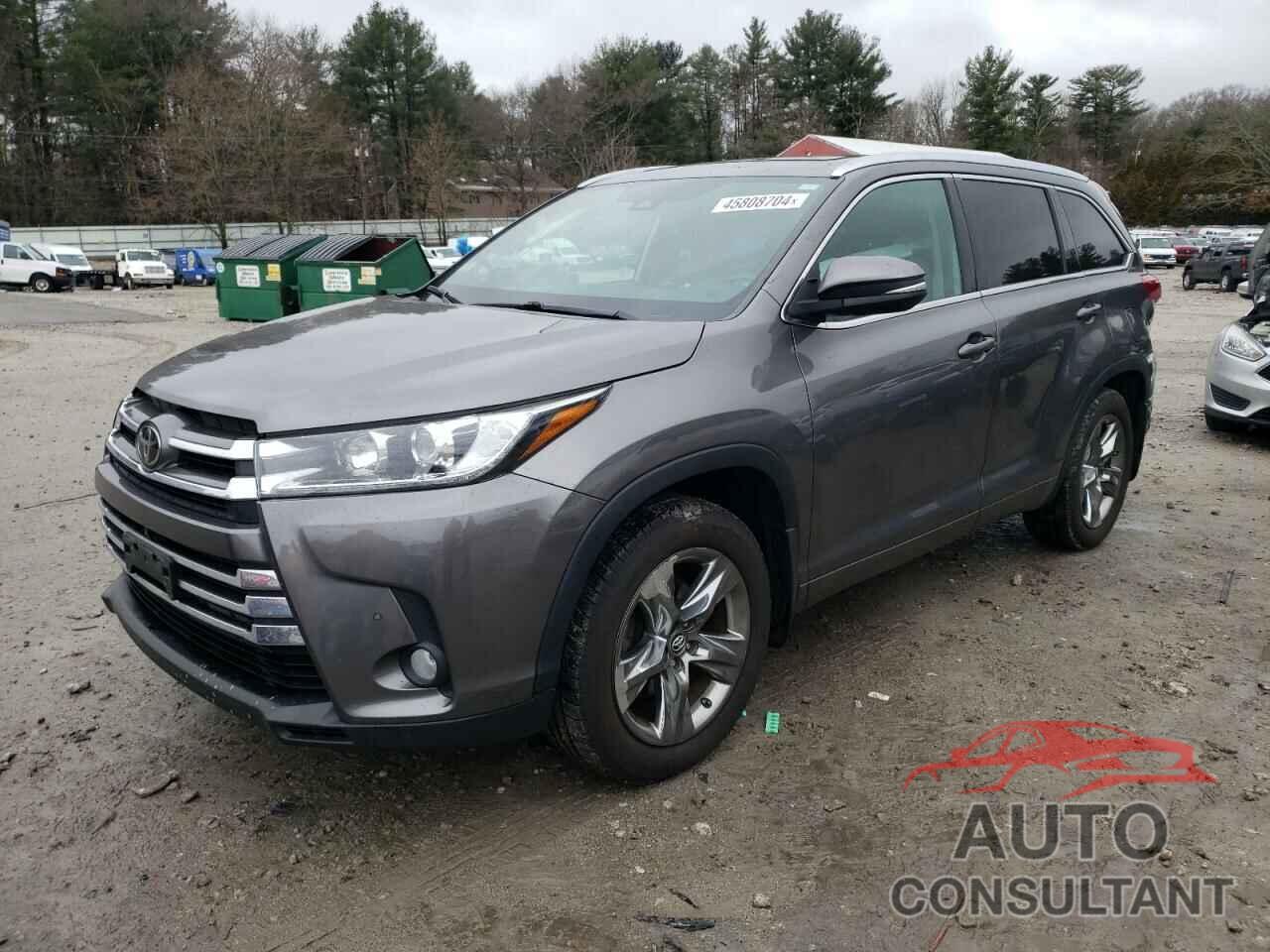 TOYOTA HIGHLANDER 2018 - 5TDDZRFH6JS868138