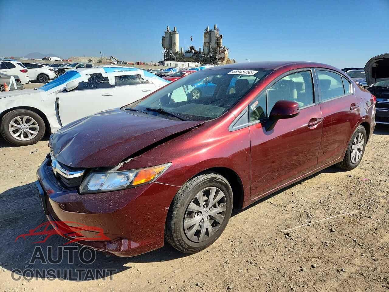 HONDA CIVIC 2012 - JHMFB2F58CS004050