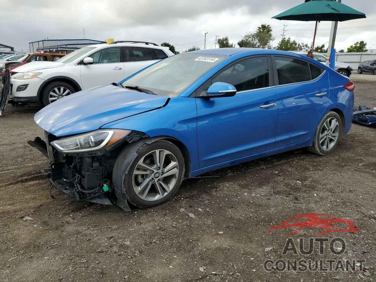 HYUNDAI ELANTRA 2017 - KMHD84LF4HU128064