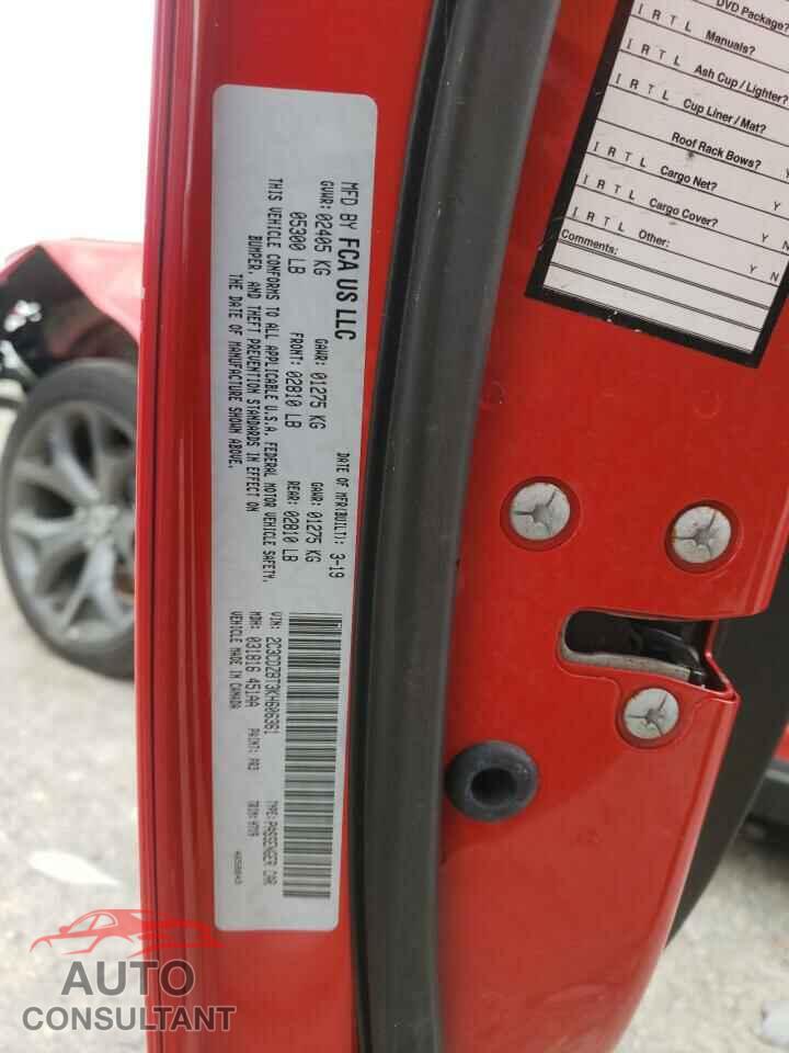 DODGE CHALLENGER 2019 - 2C3CDZBT3KH606361