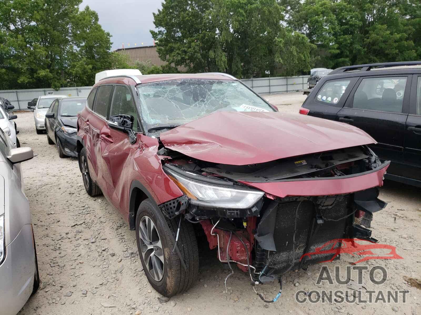 TOYOTA HIGHLANDER 2020 - 5TDGZRBH4LS008454