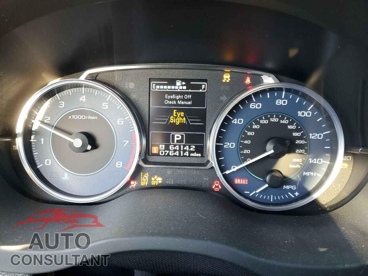 SUBARU CROSSTREK 2017 - JF2GPANC6H8213357