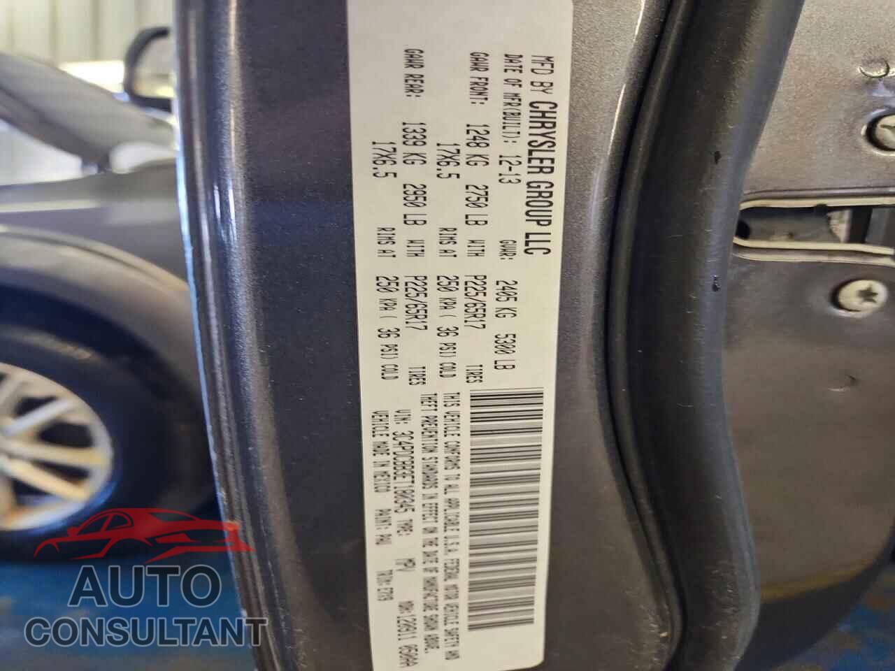 DODGE JOURNEY 2014 - 3C4PDCBB3ET180345