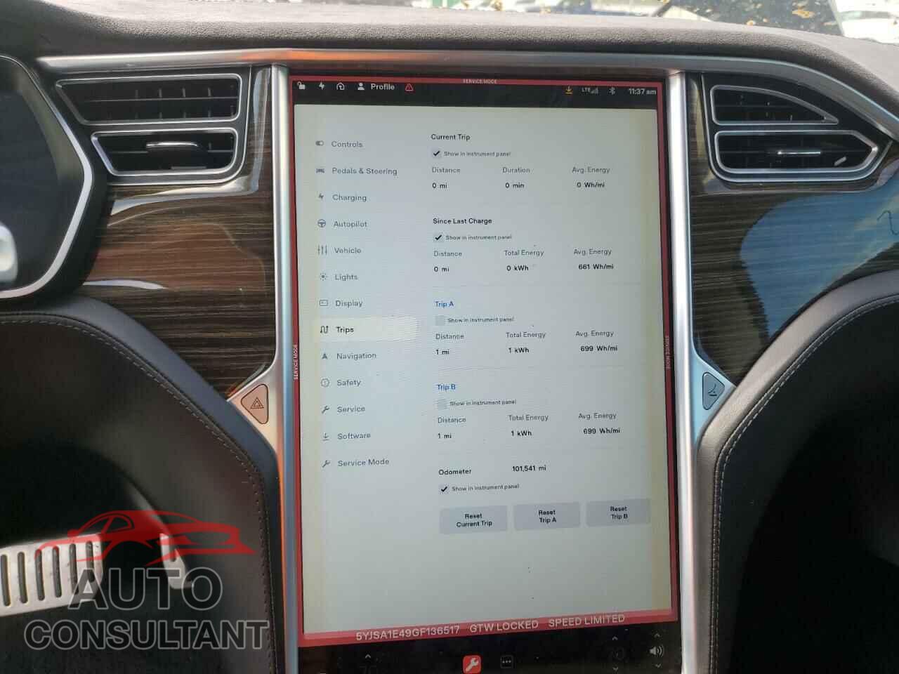 TESLA MODEL S 2016 - 5YJSA1E49GF136517