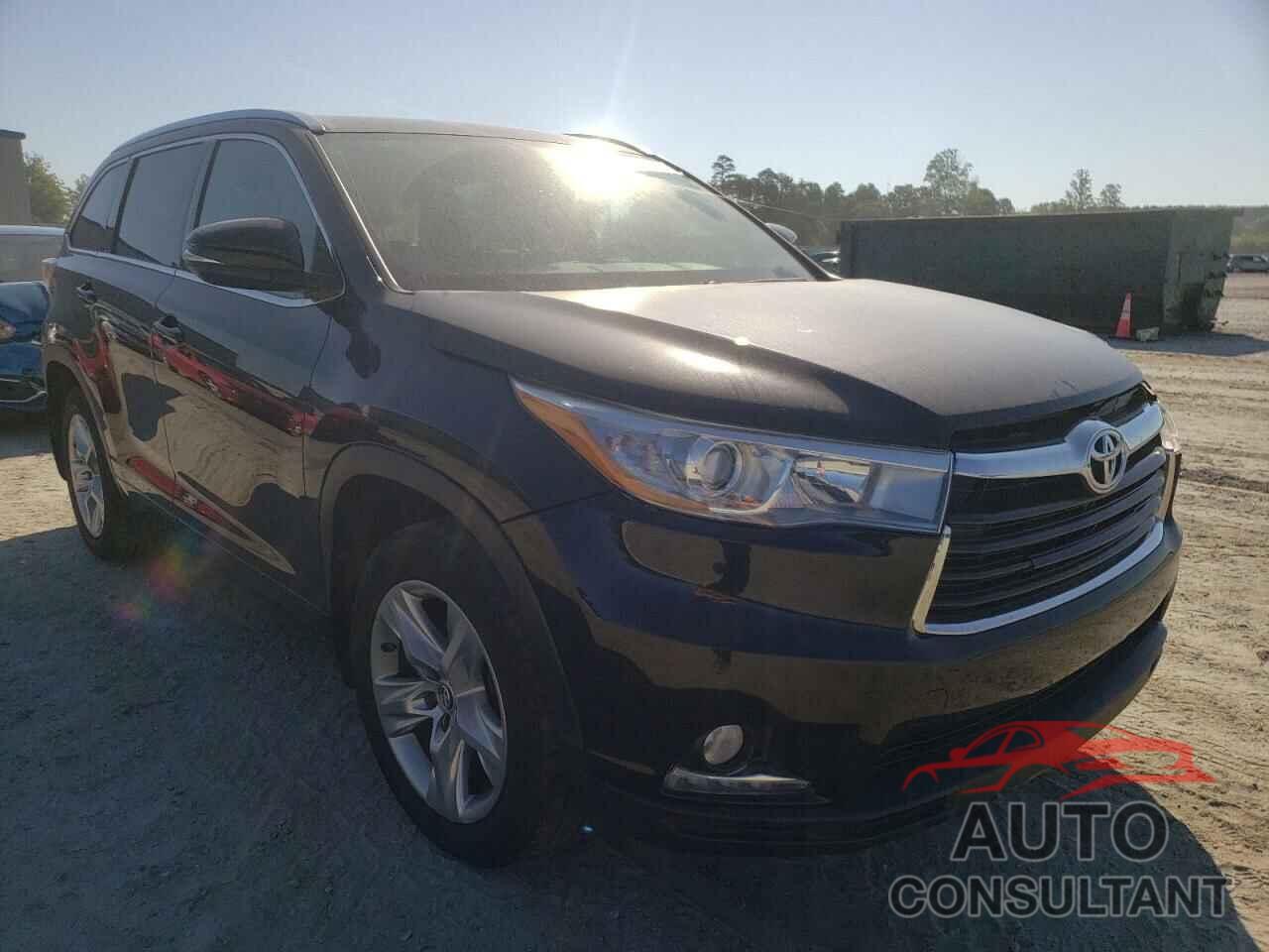 TOYOTA HIGHLANDER 2016 - 5TDDKRFH5GS347148