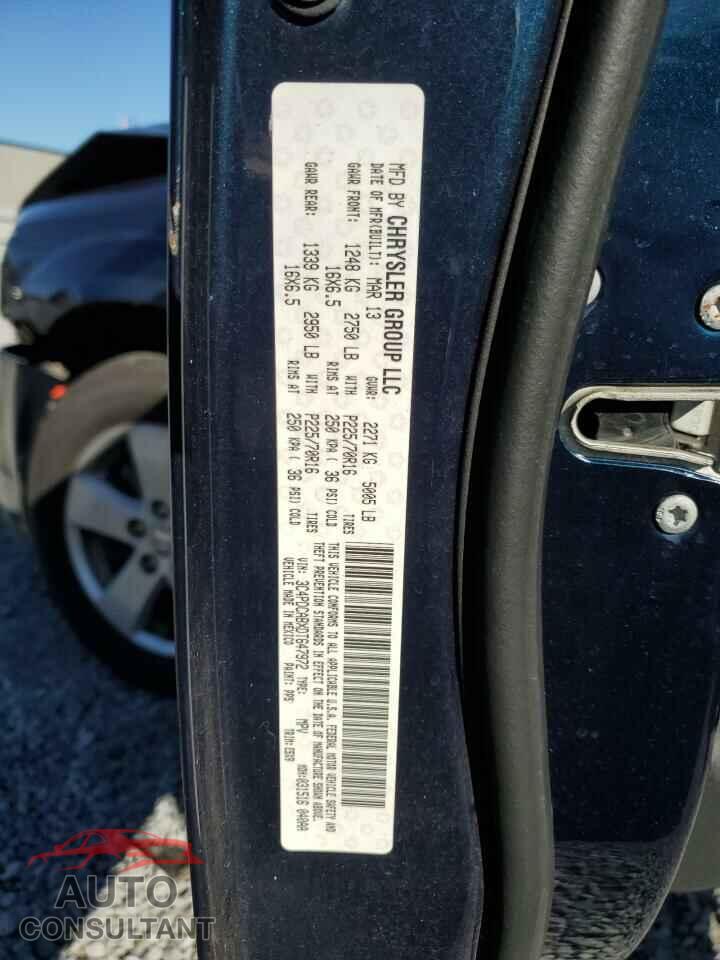 DODGE JOURNEY 2013 - 3C4PDCABXDT647972