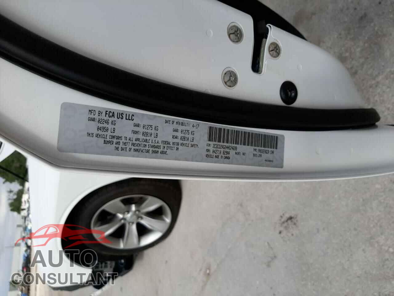 DODGE CHALLENGER 2017 - 2C3CDZAG2HH624699