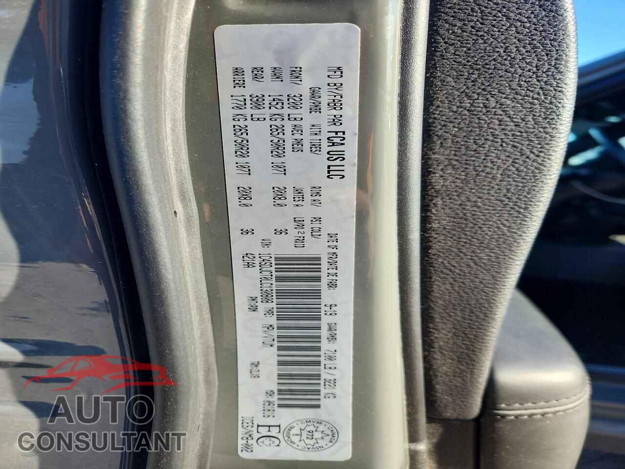 DODGE DURANGO 2020 - 1C4SDJCT0LC130808
