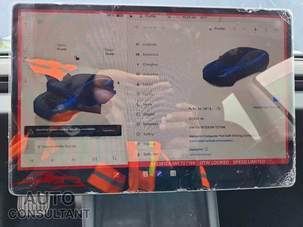 TESLA MODEL 3 2024 - 5YJ3E1EA3RF727198