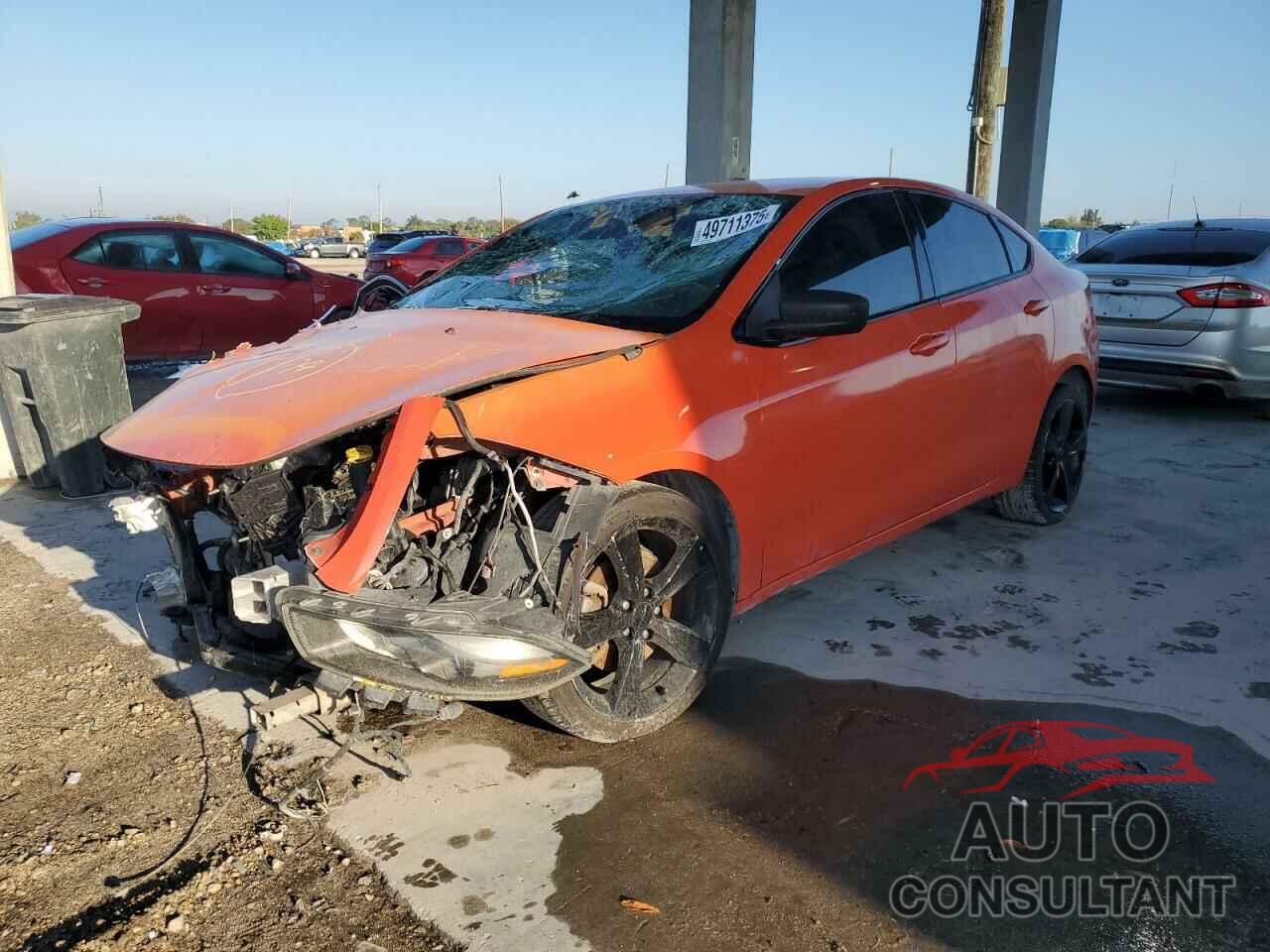 DODGE DART 2015 - 1C3CDFBB6FD224561