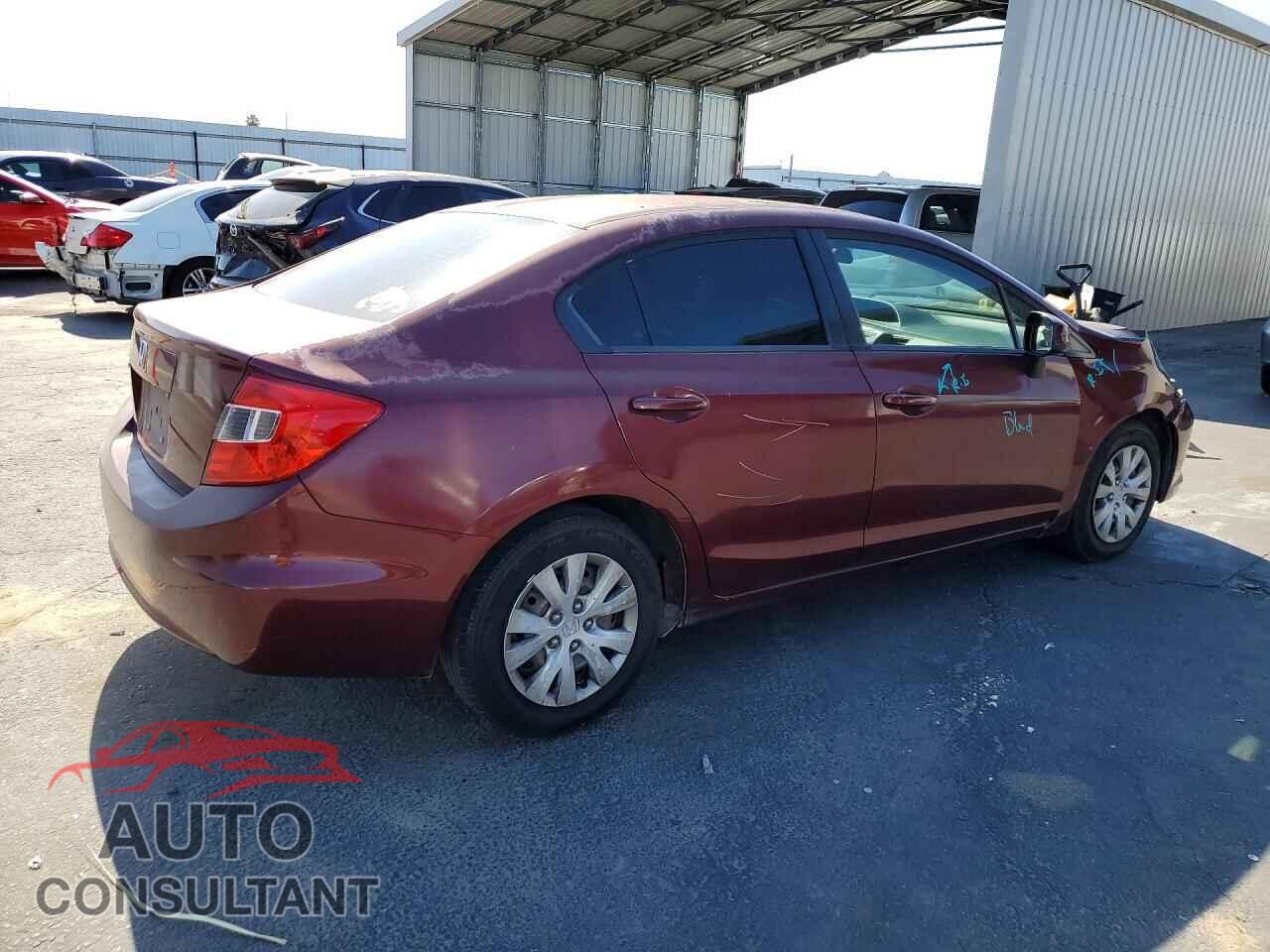 HONDA CIVIC 2012 - 2HGFB2F52CH596197