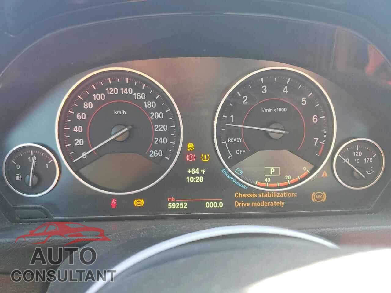 BMW 3 SERIES 2013 - WBA3B3C5XDF543436
