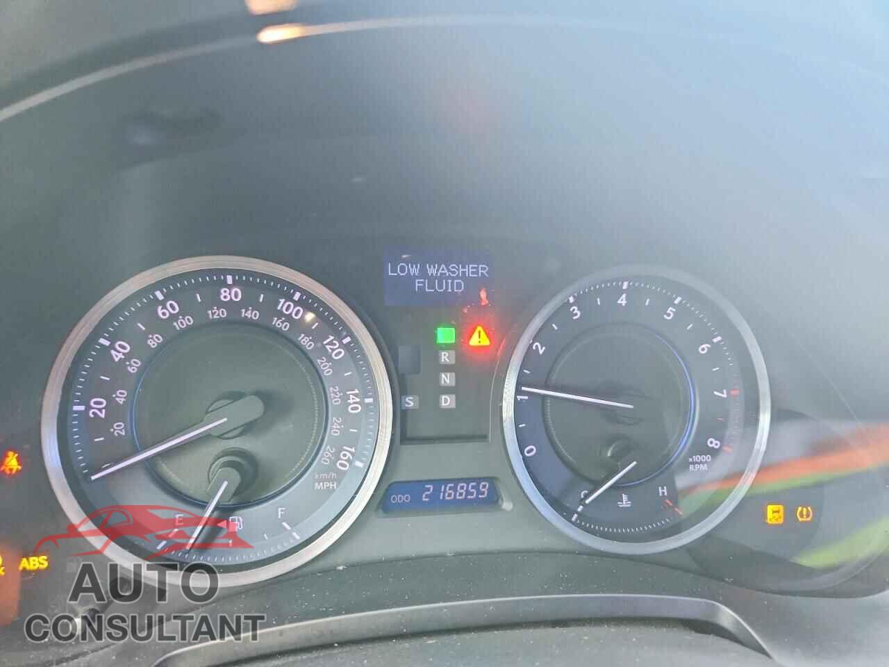 LEXUS IS 2011 - JTHBE5C22B5026298