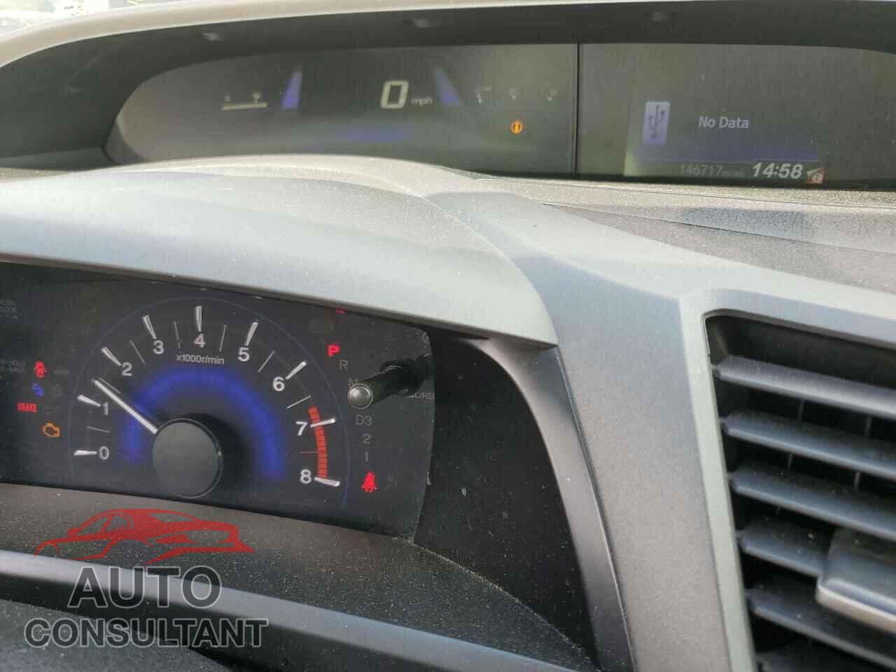 HONDA CIVIC 2012 - 19XFB2F59CE366506
