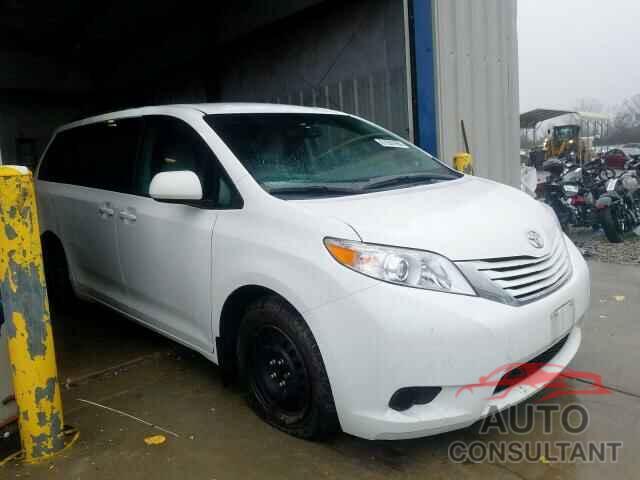 TOYOTA SIENNA 2017 - 5TDKZ3DC8HS834787