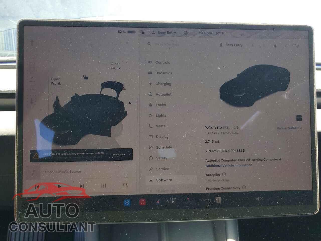 TESLA MODEL 3 2025 - 5YJ3E1EA1SF046835