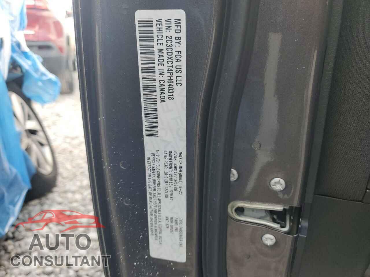 DODGE CHARGER 2023 - 2C3CDXCT4PH640318