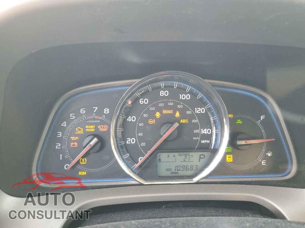 TOYOTA RAV4 2013 - 2T3DFREV7DW089205