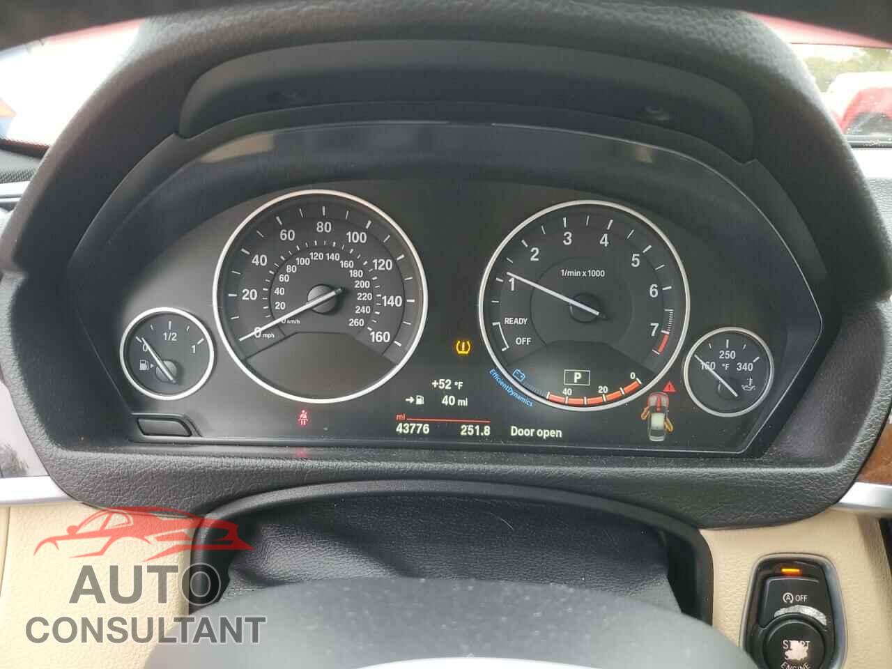 BMW 3 SERIES 2017 - WBA8B9G35HNU55519