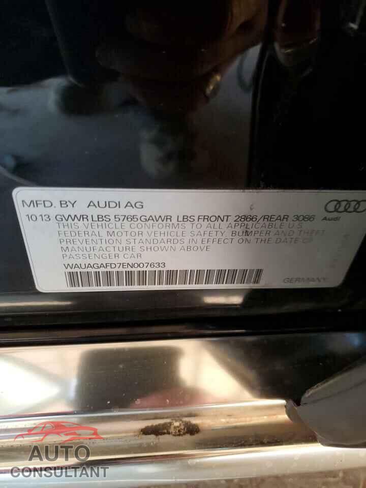 AUDI A8 2014 - WAUAGAFD7EN007633