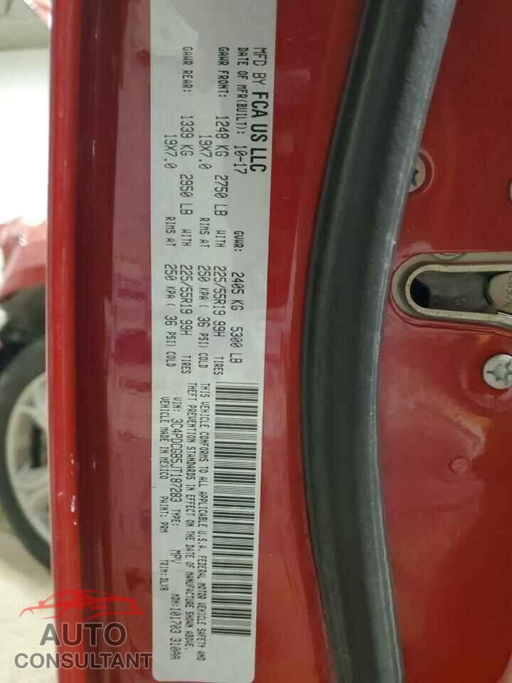 DODGE JOURNEY 2018 - 3C4PDCGB5JT187283