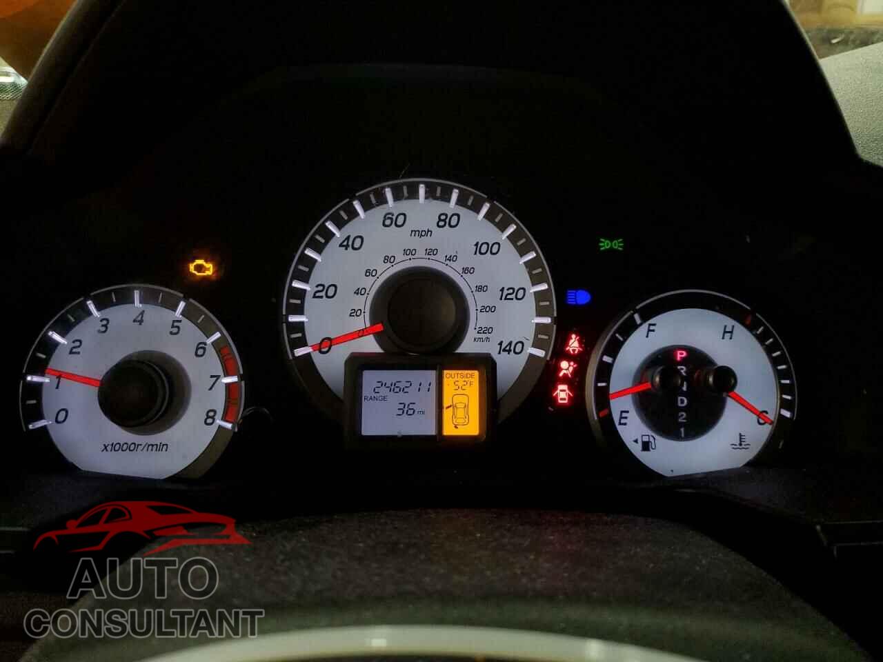 HONDA PILOT 2012 - 5FNYF4H62CB047571